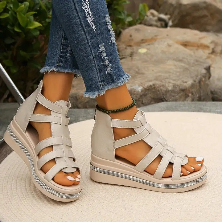 Sandales compensées élégantes | Stabilité et style au quotidien