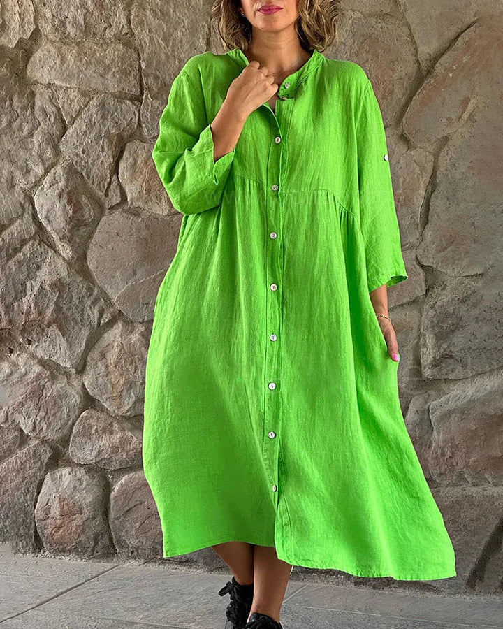 Robe chemise ample | Confort décontracté