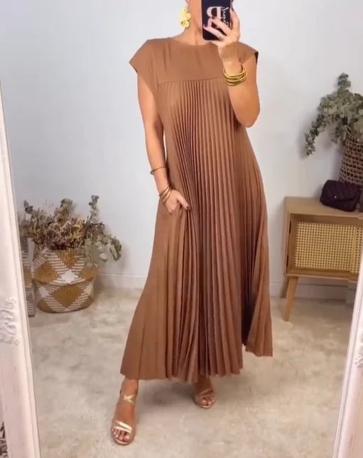 Robe plissée | Élégance fluide pour l'été