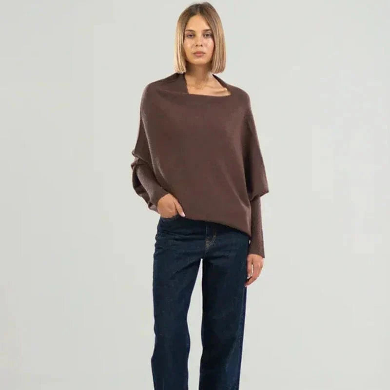 Pull ample à col bateau | Confort ultime pour les journées cocooning