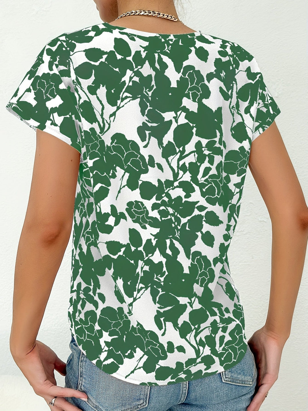 Blouse fluide imprimée | Élégance printanière