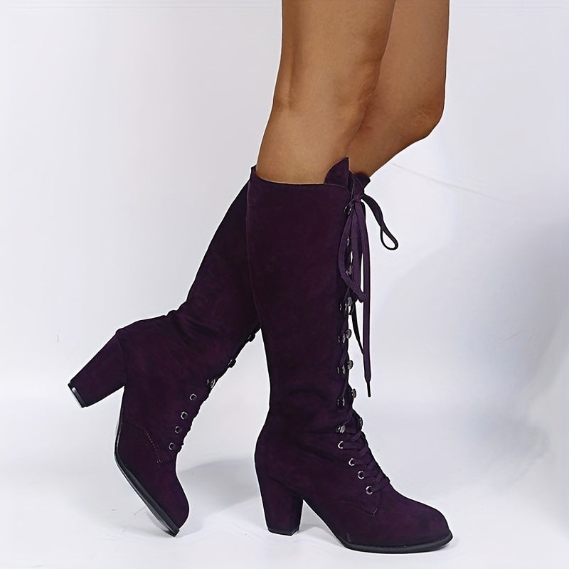 Bottes hautes à lacets | Style audacieux