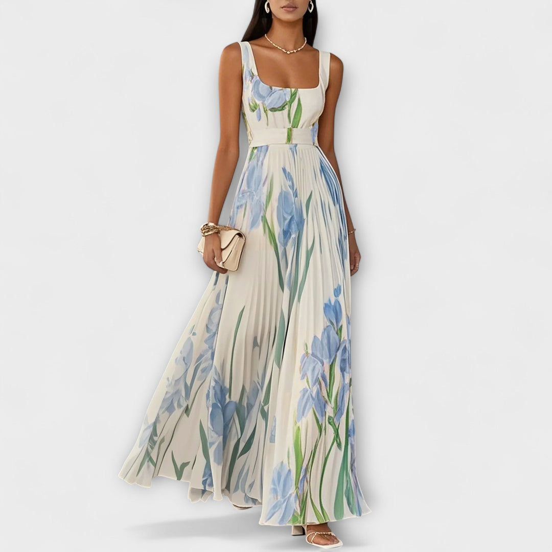 Robe longue fleurie | Élégance romantique été