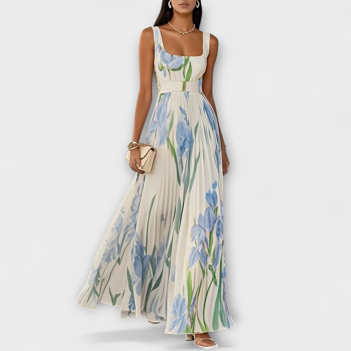 Robe longue fleurie | Élégance romantique été