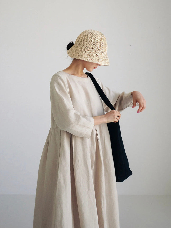 Robe longue ample minimaliste | Élégance légère pour l'été