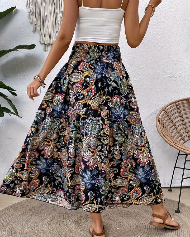 Jupe longue imprimée | Style estival et fluide