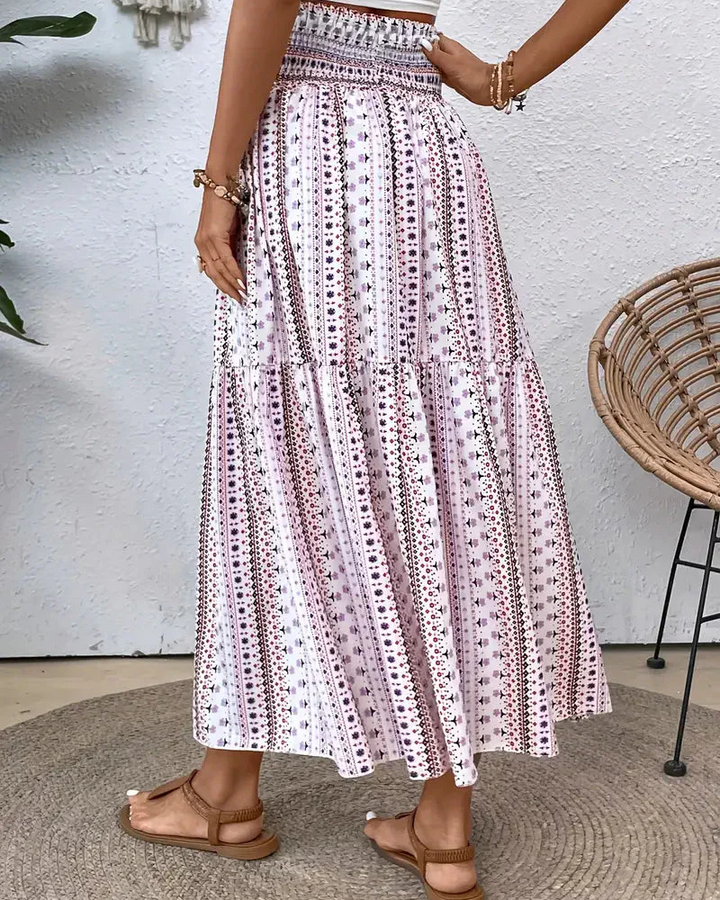Jupe longue imprimée | Style estival et fluide