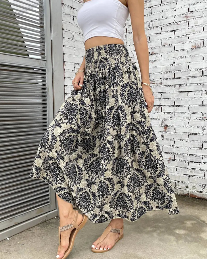 Jupe longue imprimée | Style estival et fluide