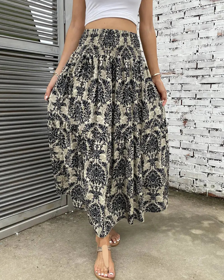 Jupe longue imprimée | Style estival et fluide