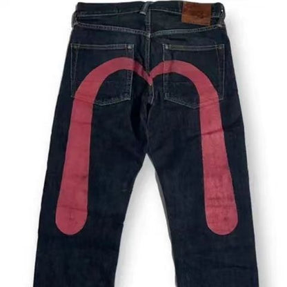 Jean baggy imprimé coloré | Look streetwear tendance