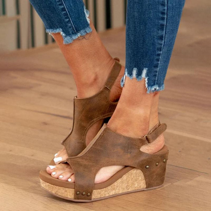 Sandales compensées | Maintien et style au quotidien