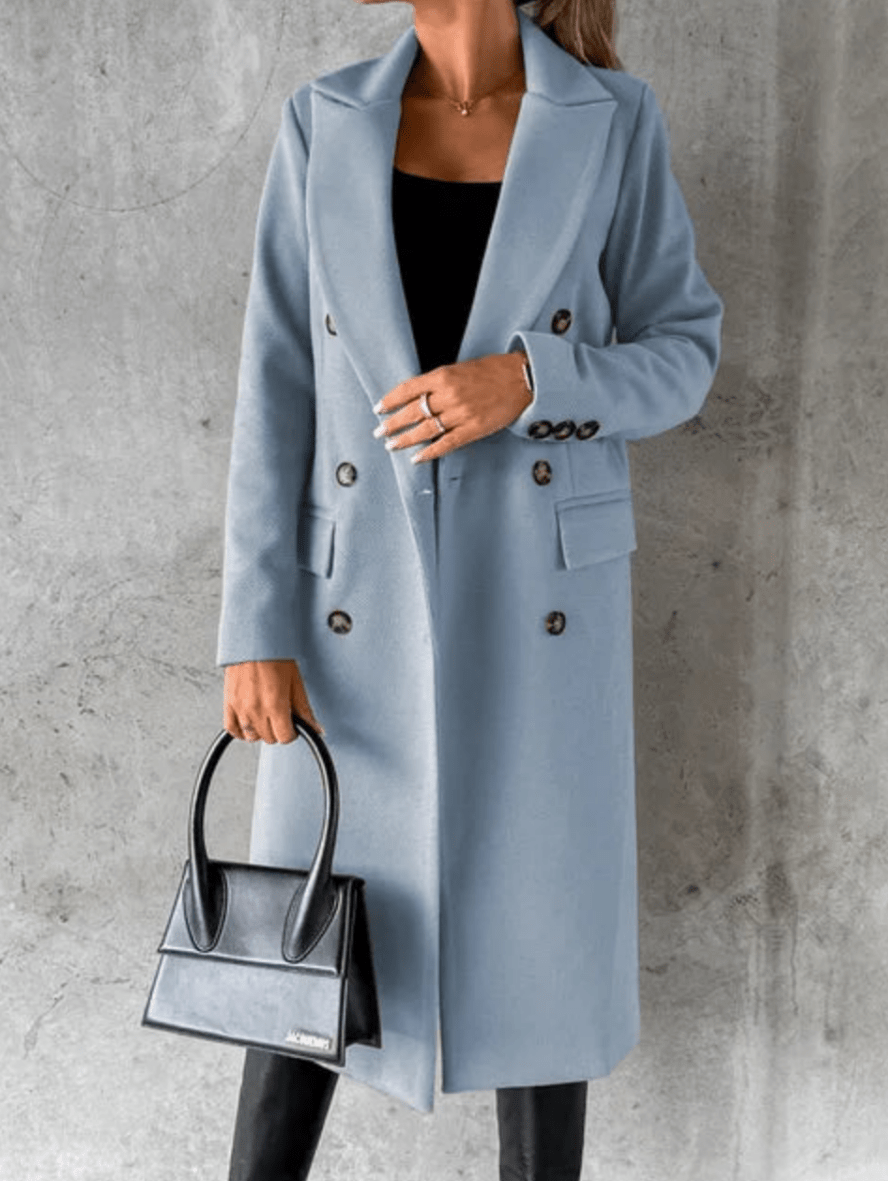 Manteau long en laine | Élégance intemporelle