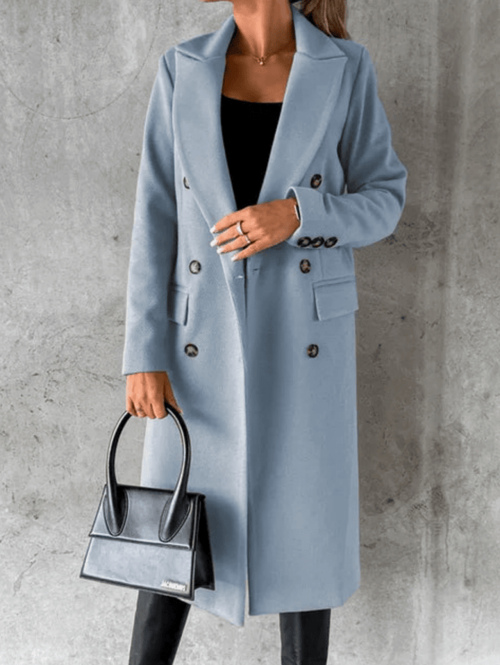Manteau long en laine | Élégance intemporelle