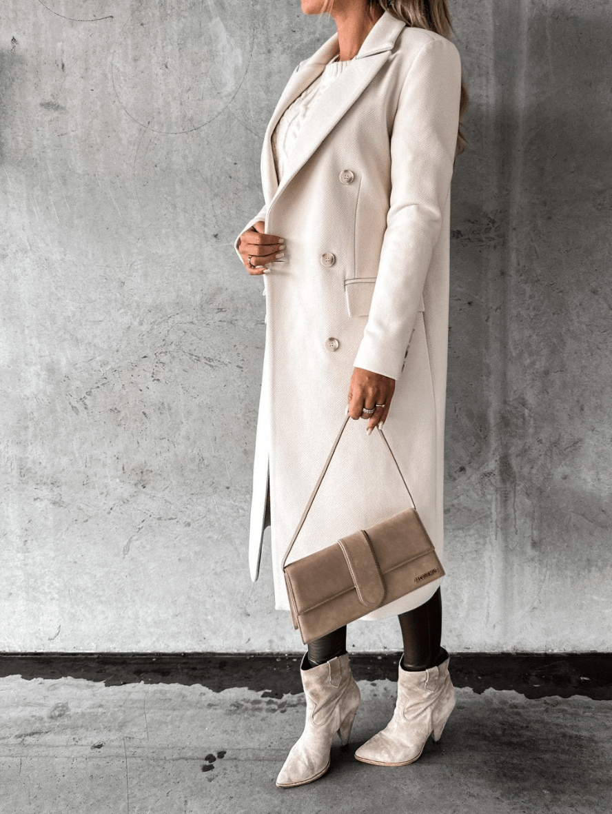Manteau long en laine | Élégance intemporelle