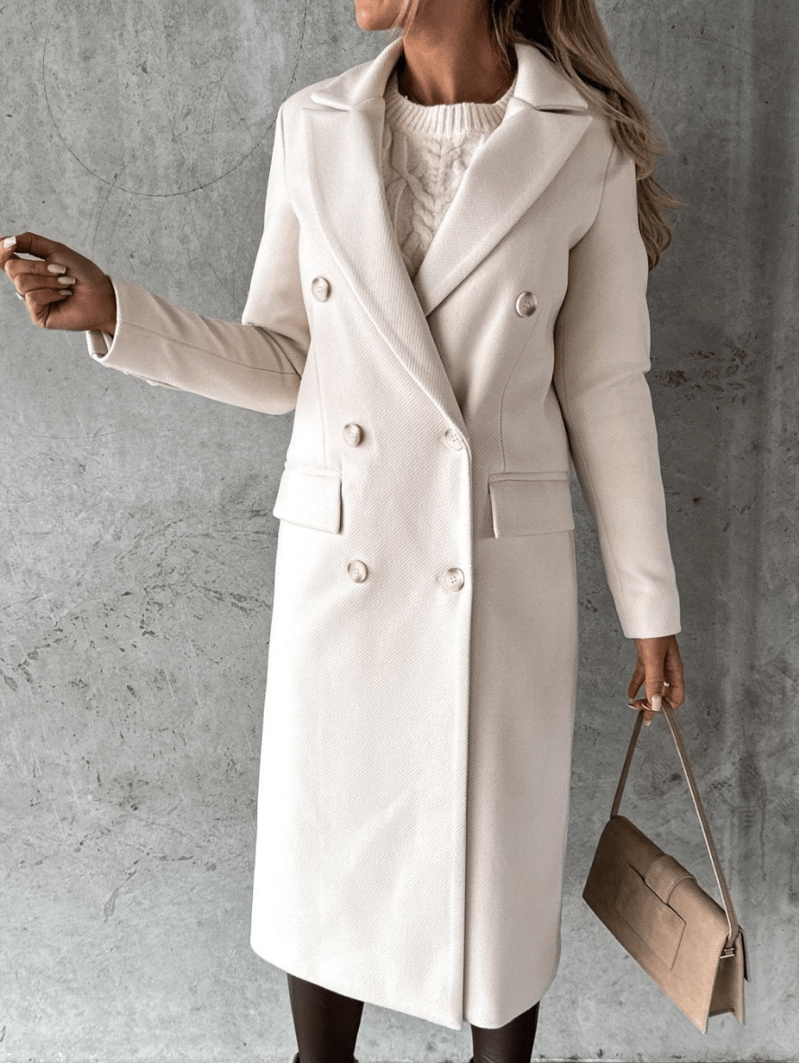 Manteau long en laine | Élégance intemporelle