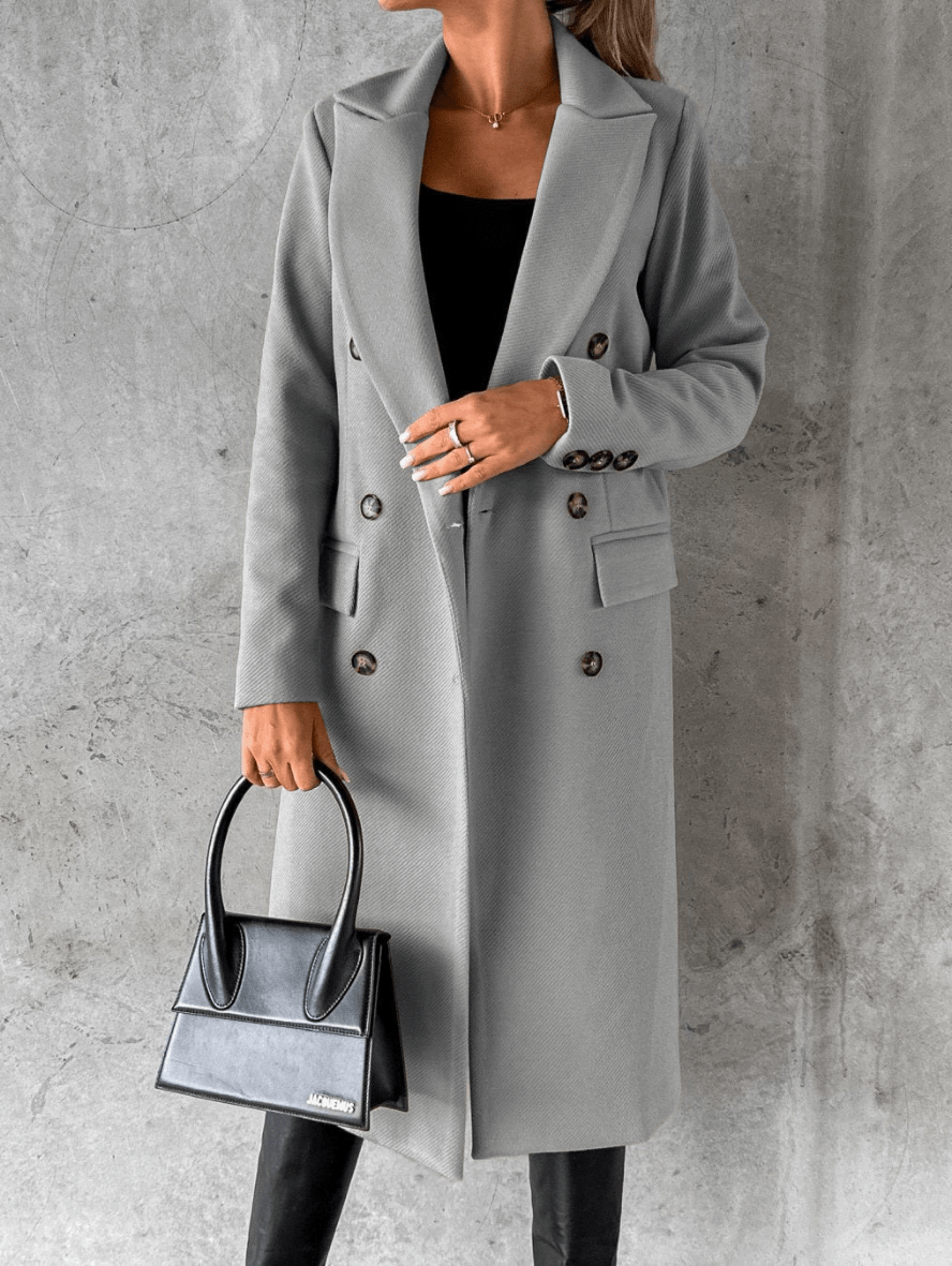 Manteau long en laine | Élégance intemporelle