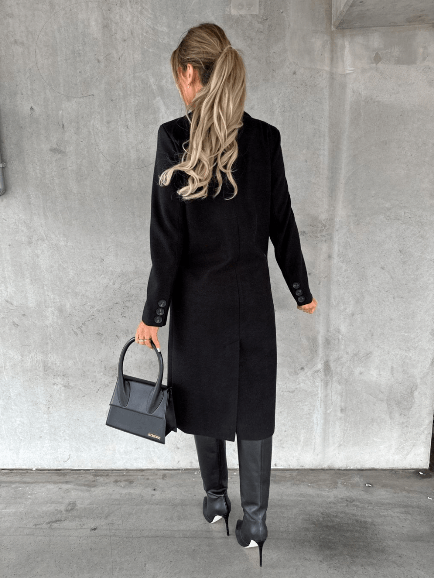 Manteau long en laine | Élégance intemporelle
