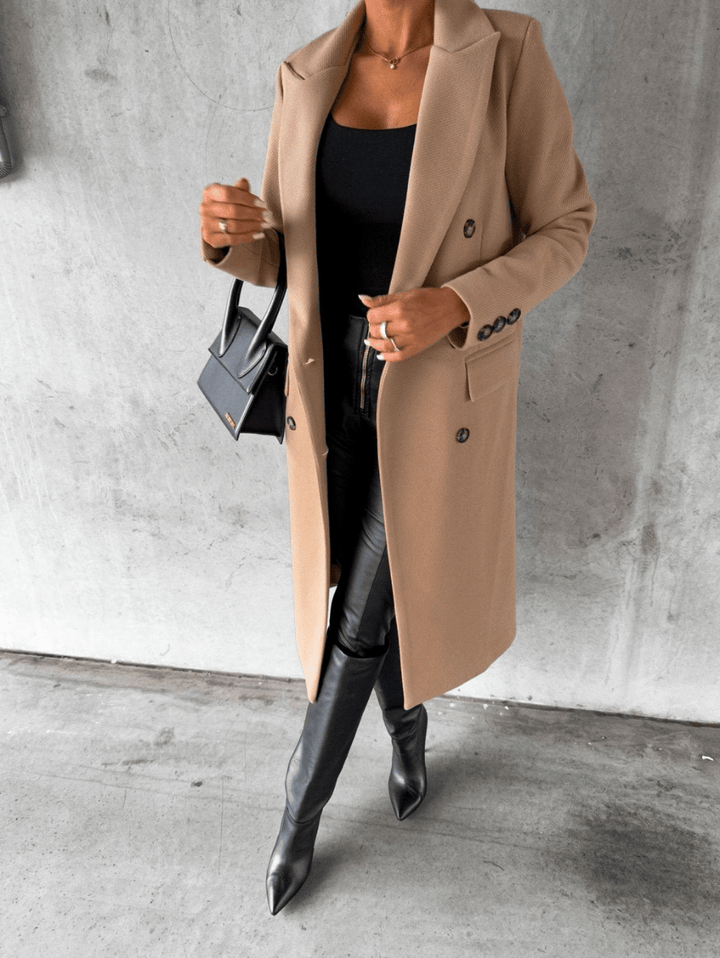 Manteau long en laine | Élégance intemporelle