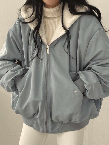 Veste réversible oversize | Confort et chaleur au quotidien