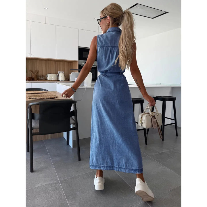Robe en jean ajustée | Style décontracté chic