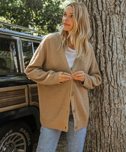 Cardigan à col en V pour femme | Idéal pour les journées fraîches