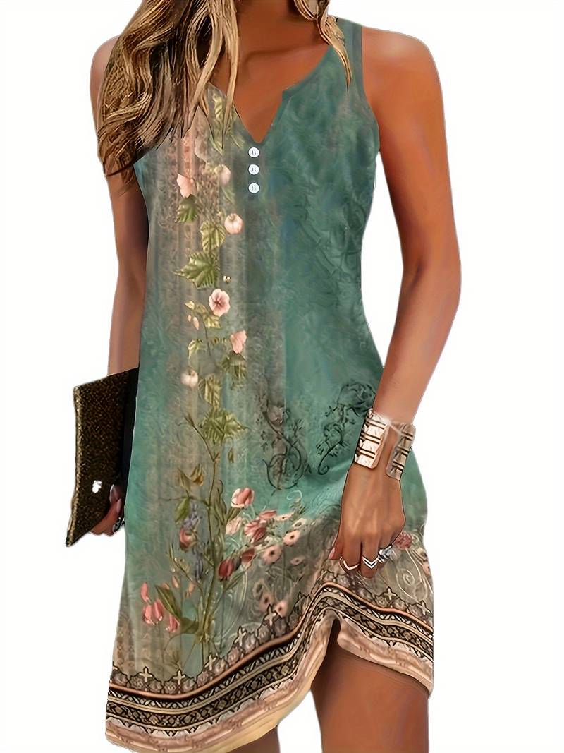 Robe sans manches | Colorée et confortable