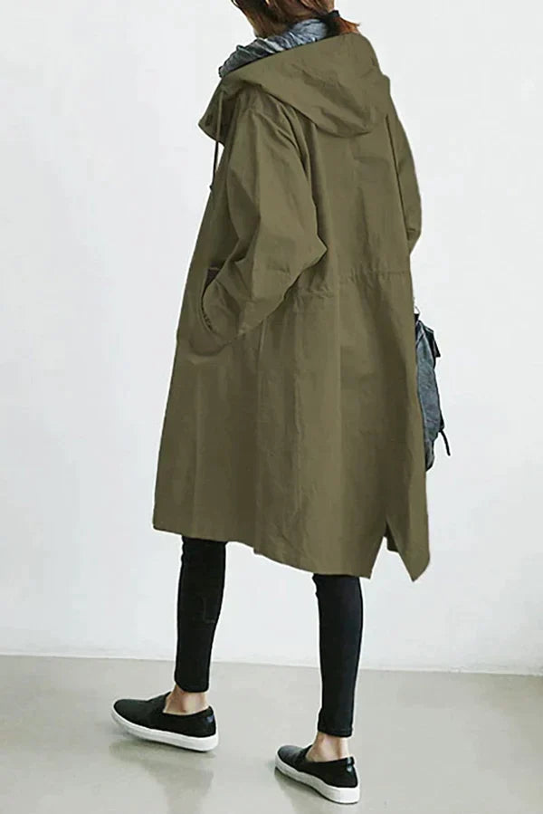 Trench imperméable | Style ample pour mi-saison