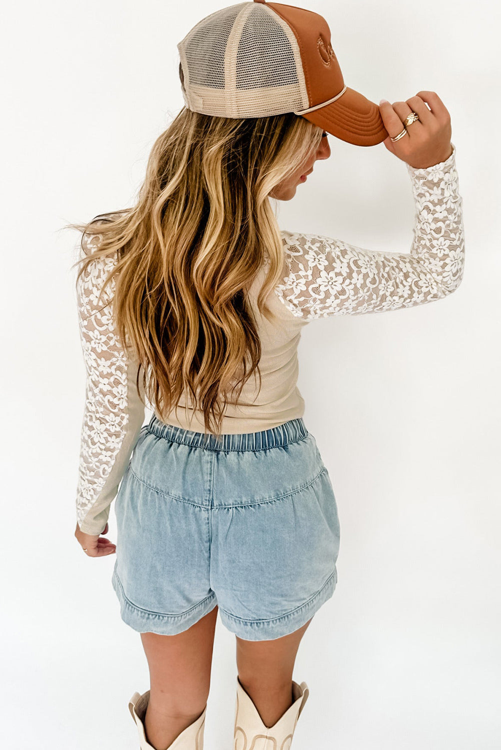 Haut manches longues en dentelle | Parfait pour toutes occasions