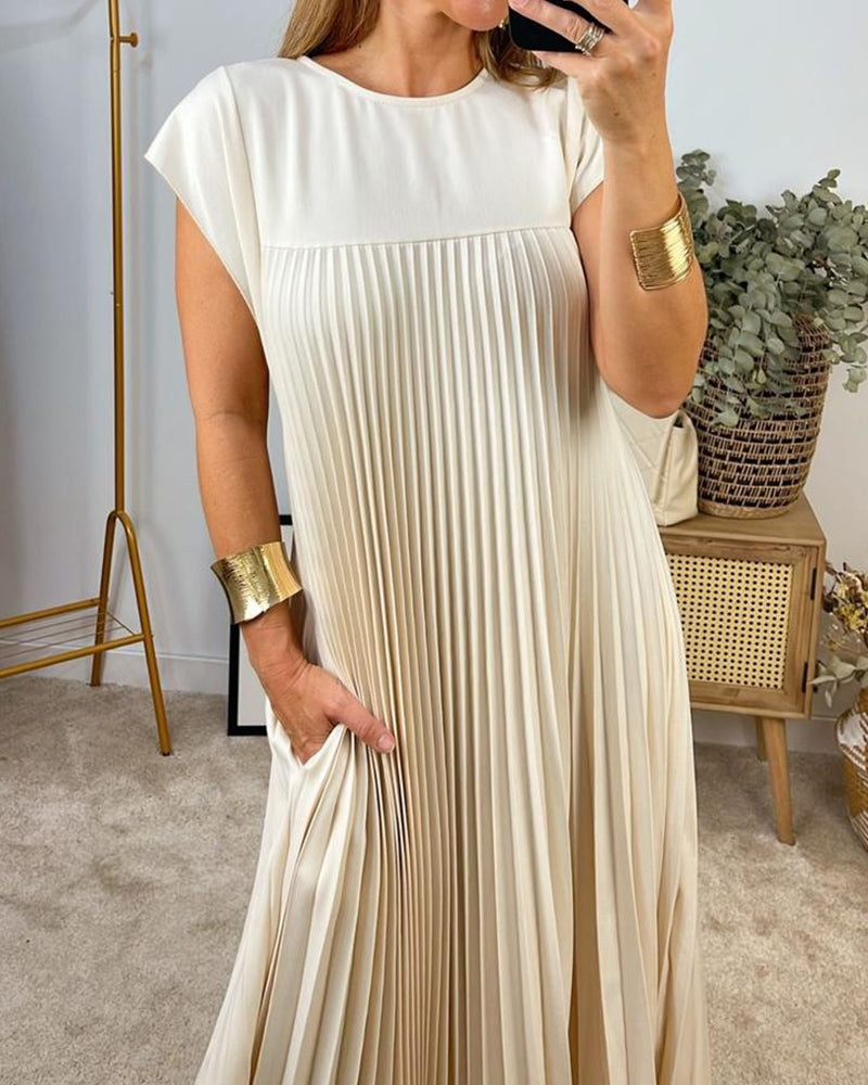 Robe plissée | Élégance fluide pour l'été