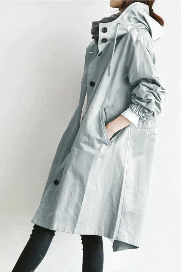Trench imperméable | Style ample pour mi-saison