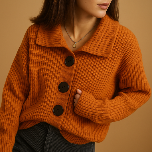 Gilet boutonné femme | Chaleur automnale