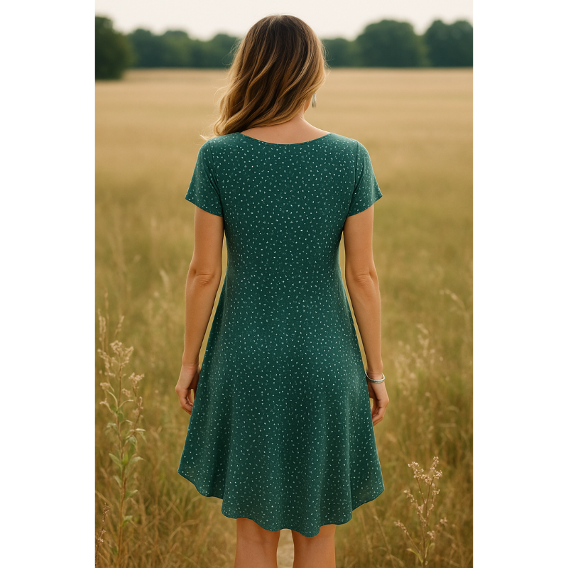 Robe courte fluide | Parfaite pour les journées ensoleillées