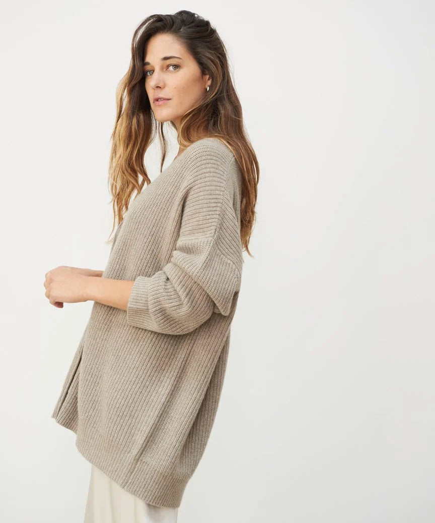 Cardigan à col en V pour femme | Idéal pour les journées fraîches