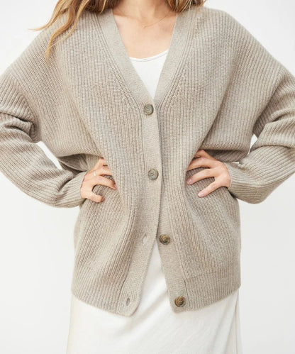 Cardigan à col en V pour femme | Idéal pour les journées fraîches