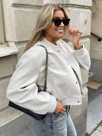 Veste courte casual | Parfaite pour la mi-saison