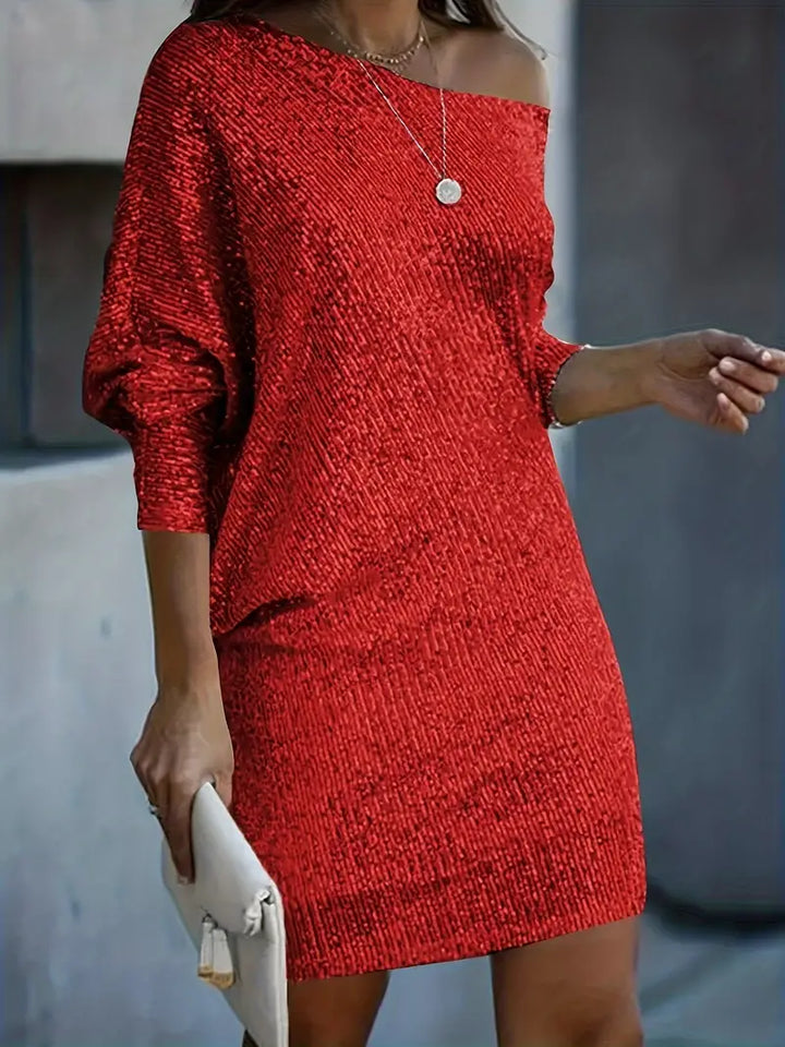 Robe courte à sequins | Idéale pour briller en soirée