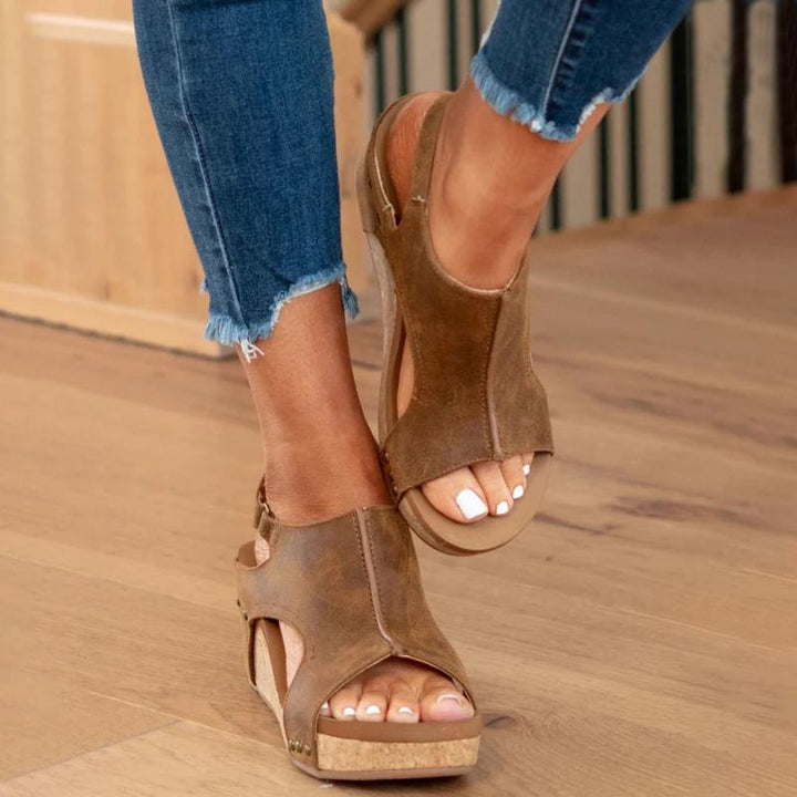 Sandales compensées | Maintien et style au quotidien