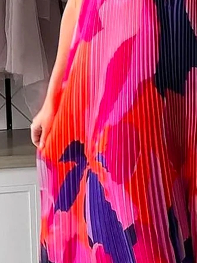 Robe plissée dos nu | Élégance estivale