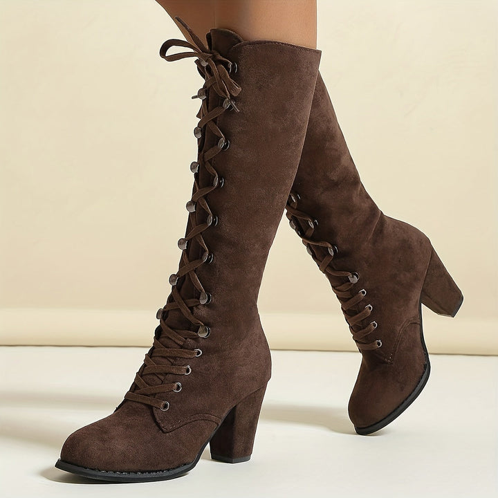 Bottes hautes à lacets | Style audacieux