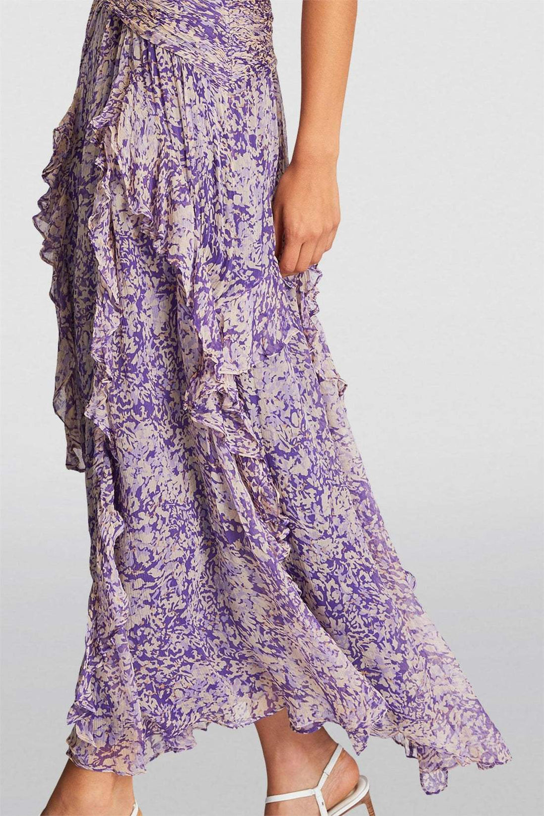 Robe longue plissée | Élégance estivale