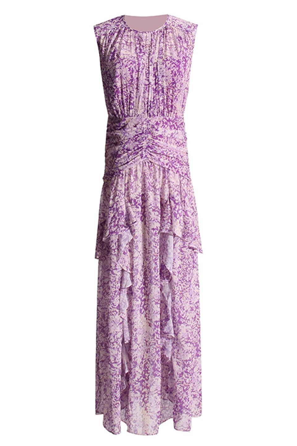 Robe longue plissée | Élégance estivale