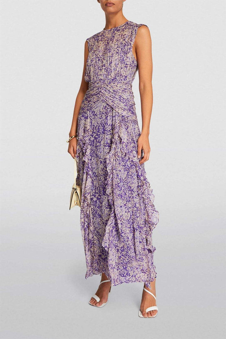 Robe longue plissée | Élégance estivale