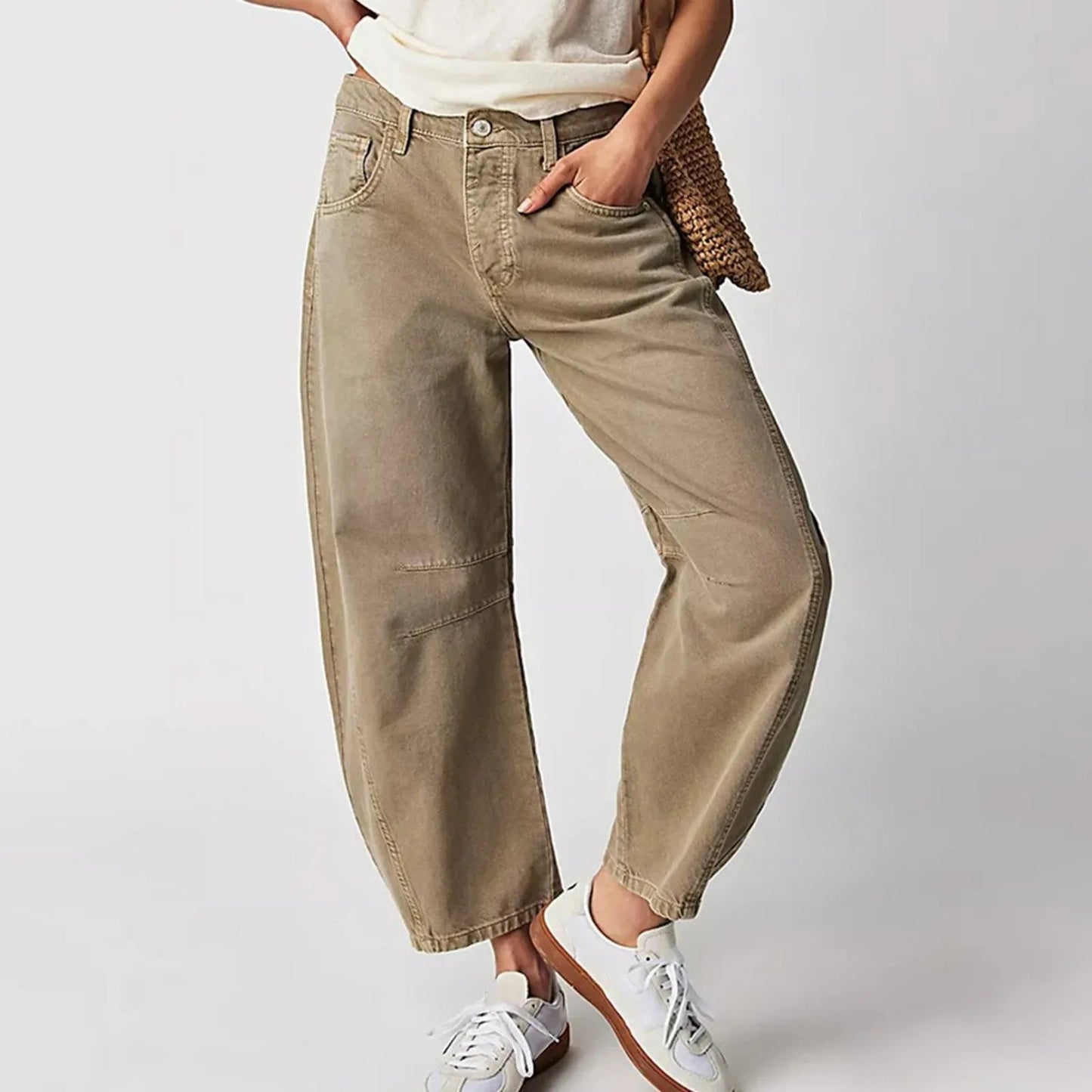 Jean ample taille haute | Look décontracté chic et confort quotidien