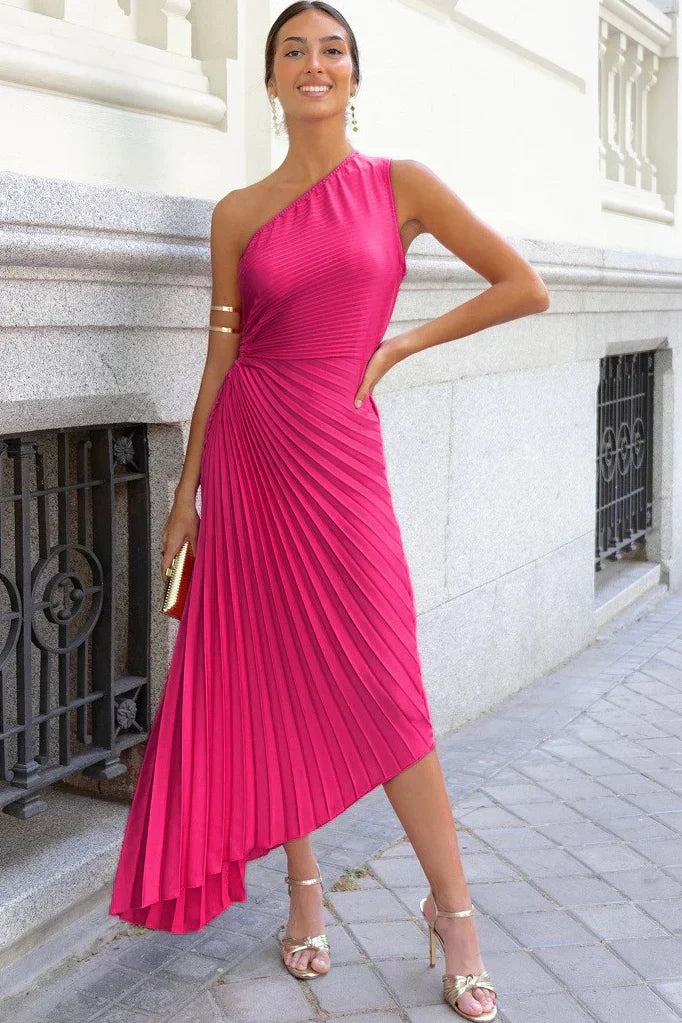 Robe longue asymétrique | Élégance estivale