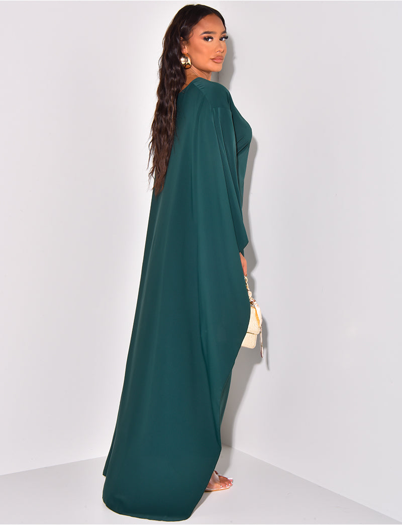 Robe cape fluide | Élégance intemporelle pour les grandes occasions