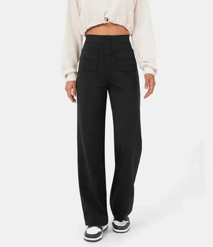 Pantalon taille haute élastique | Style moderne et confort optimal