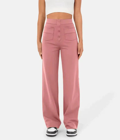 Pantalon taille haute élastique | Style moderne et confort optimal