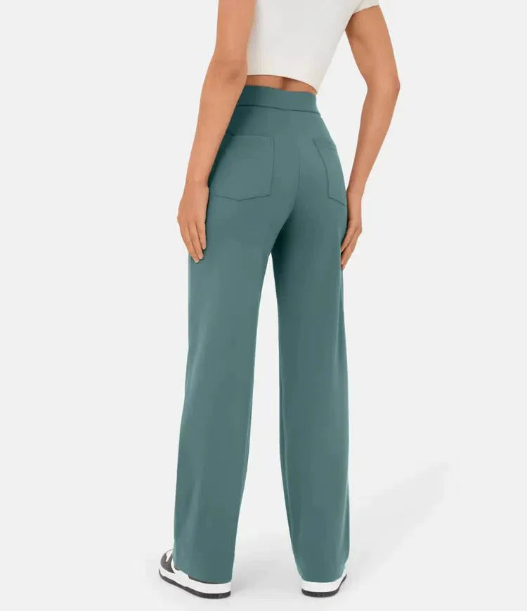 Pantalon taille haute élastique | Style moderne et confort optimal