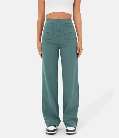 Pantalon taille haute élastique | Style moderne et confort optimal