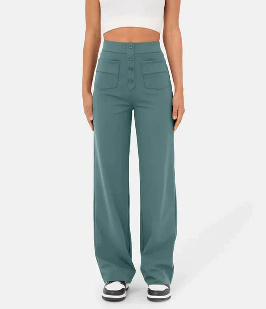 Pantalon taille haute élastique | Style moderne et confort optimal